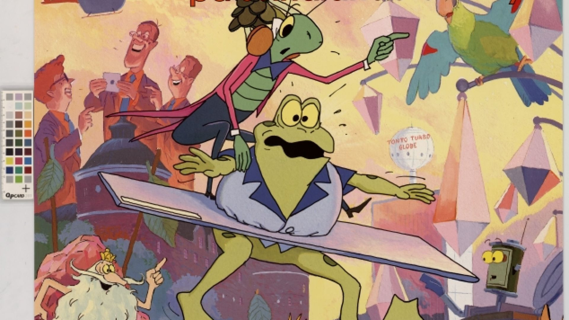 Tecknat Barn Svenska:Kalle Stropp och Grodan Boll på svindlande äventyr (1991) DVDRIPPEN (Svenska) K